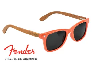 Glassy Fender x Mikemo Polarized Sunglasses Colab - Fiesta Red/Pau Ferro