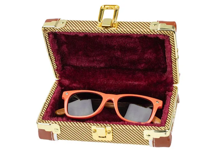 Glassy Fender x Mikemo Polarized Sunglasses Colab - Fiesta Red/Pau Ferro