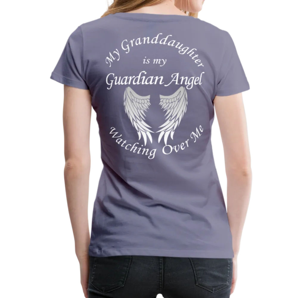 Granddaughter Guardian Angel Women’s Premium T-Shirt (CK1890)