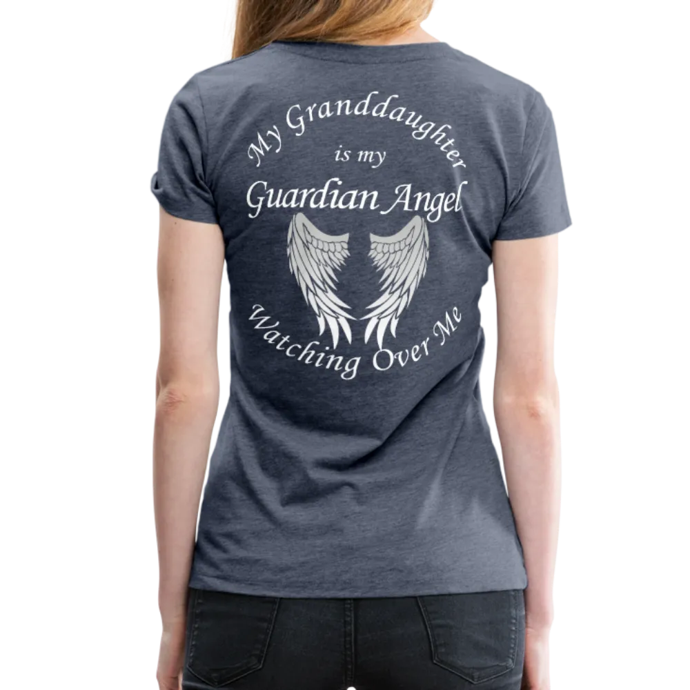 Granddaughter Guardian Angel Women’s Premium T-Shirt (CK1890)