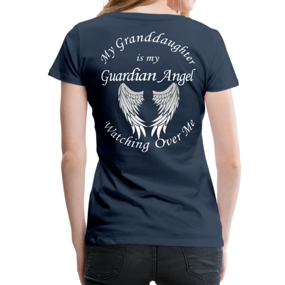 Granddaughter Guardian Angel Women’s Premium T-Shirt (CK1890)
