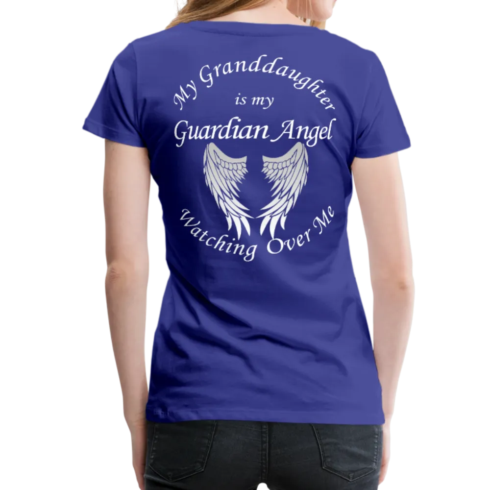 Granddaughter Guardian Angel Women’s Premium T-Shirt (CK1890)