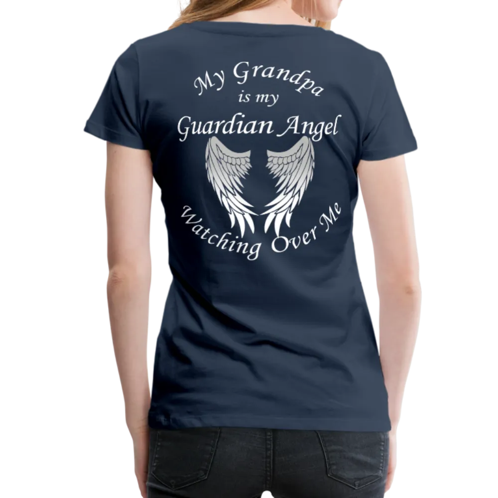Grandpa Guardian Angel Women’s Premium T-Shirt (CK1458W)