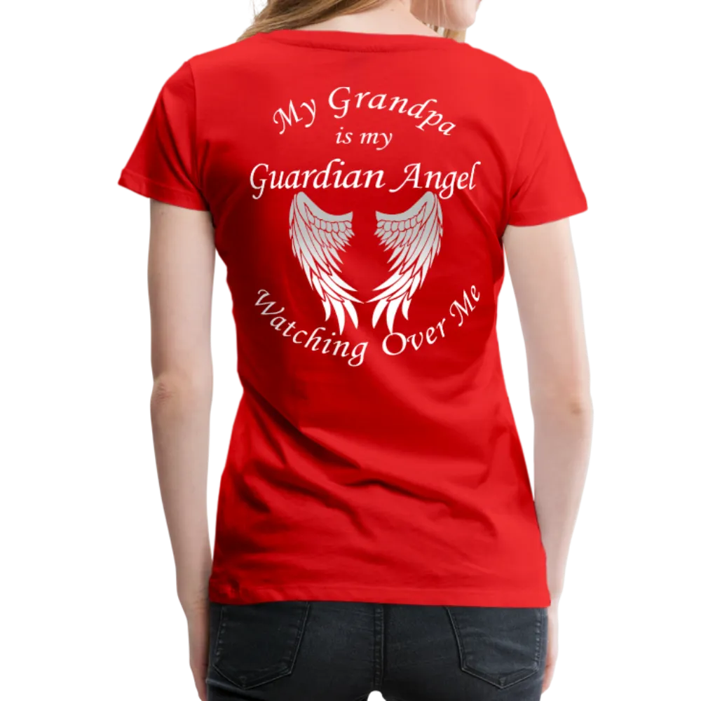 Grandpa Guardian Angel Women’s Premium T-Shirt (CK1458W)
