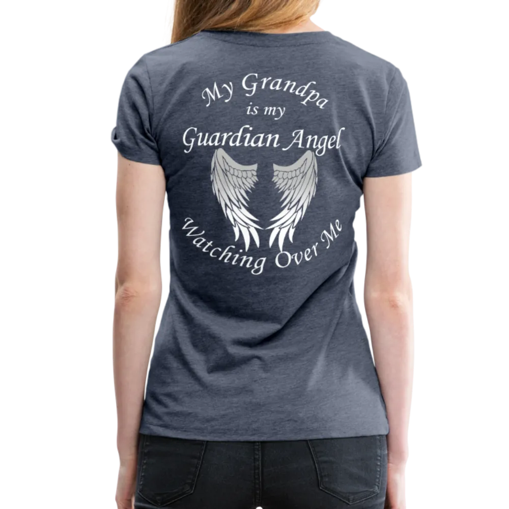 Grandpa Guardian Angel Women’s Premium T-Shirt (CK1458W)