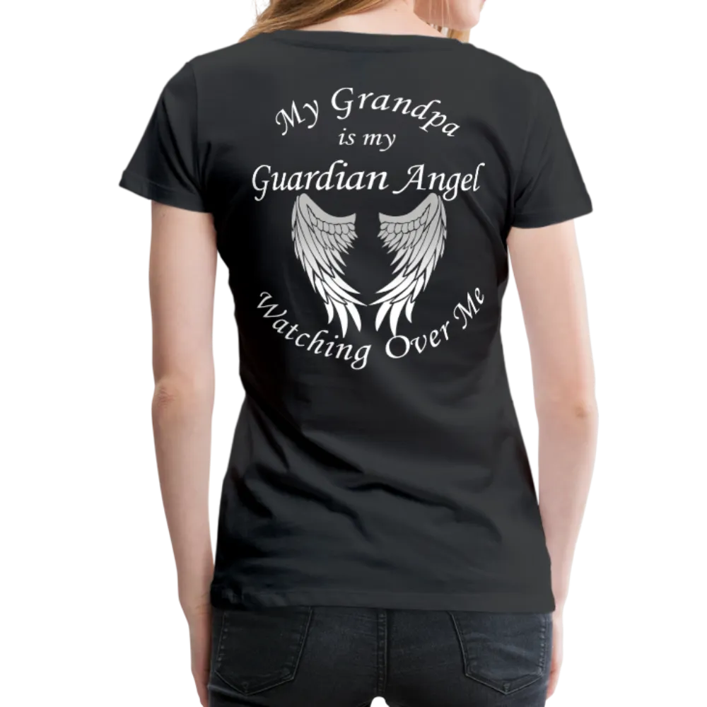 Grandpa Guardian Angel Women’s Premium T-Shirt (CK1458W)