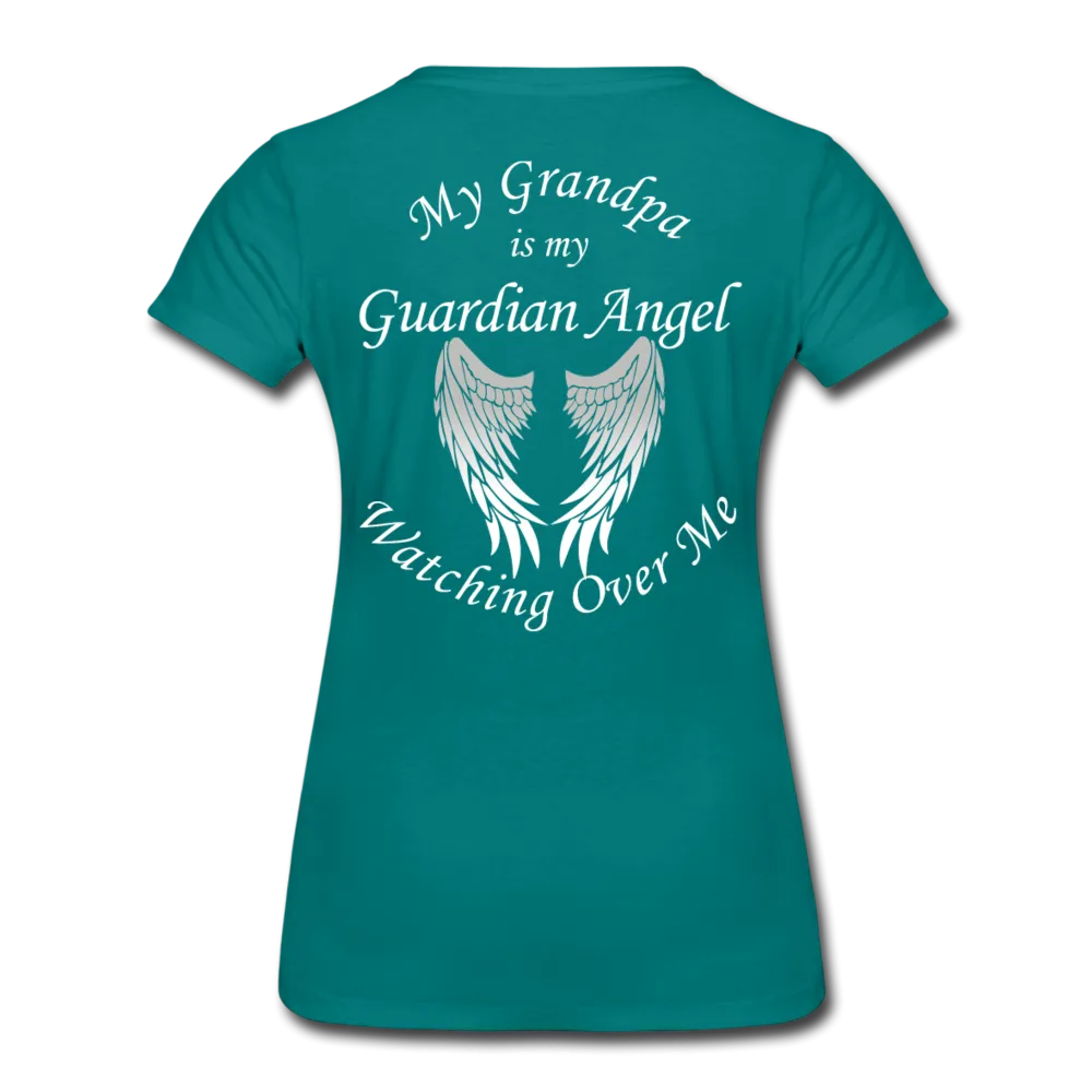 Grandpa Guardian Angel Women’s Premium T-Shirt (CK1458W)