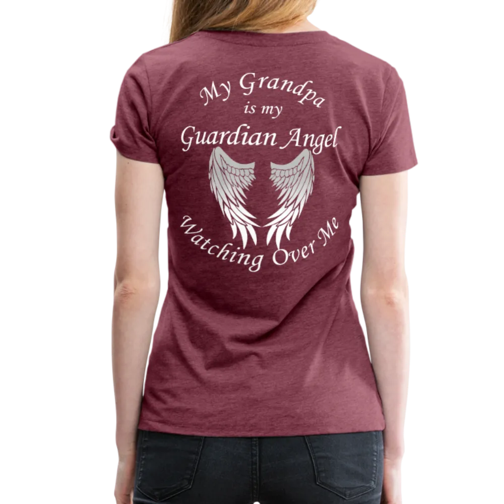 Grandpa Guardian Angel Women’s Premium T-Shirt (CK1458W)