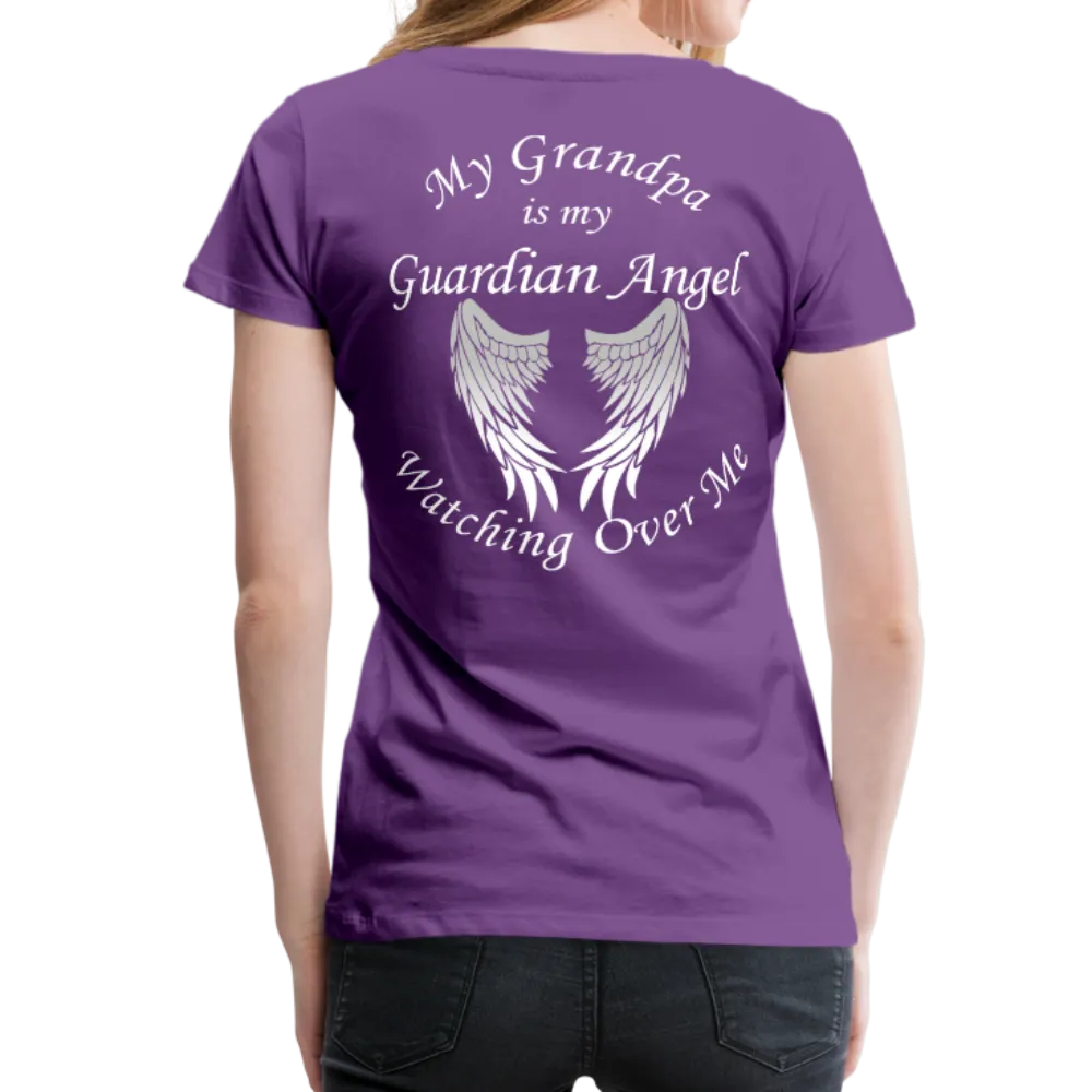 Grandpa Guardian Angel Women’s Premium T-Shirt (CK1458W)