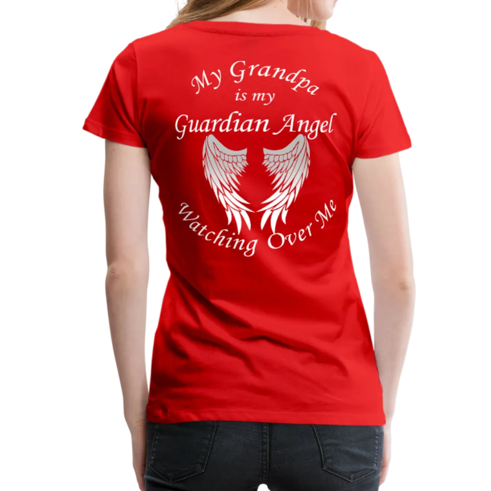 Grandpa Guardian Angel Women’s Premium T-Shirt (CK1458W)