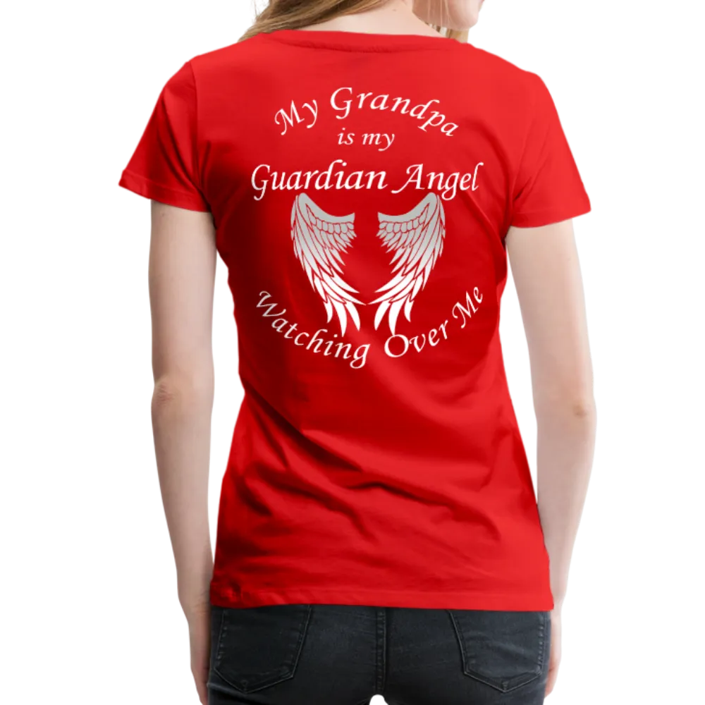 Grandpa Guardian Angel Women’s Premium T-Shirt (CK1458W)