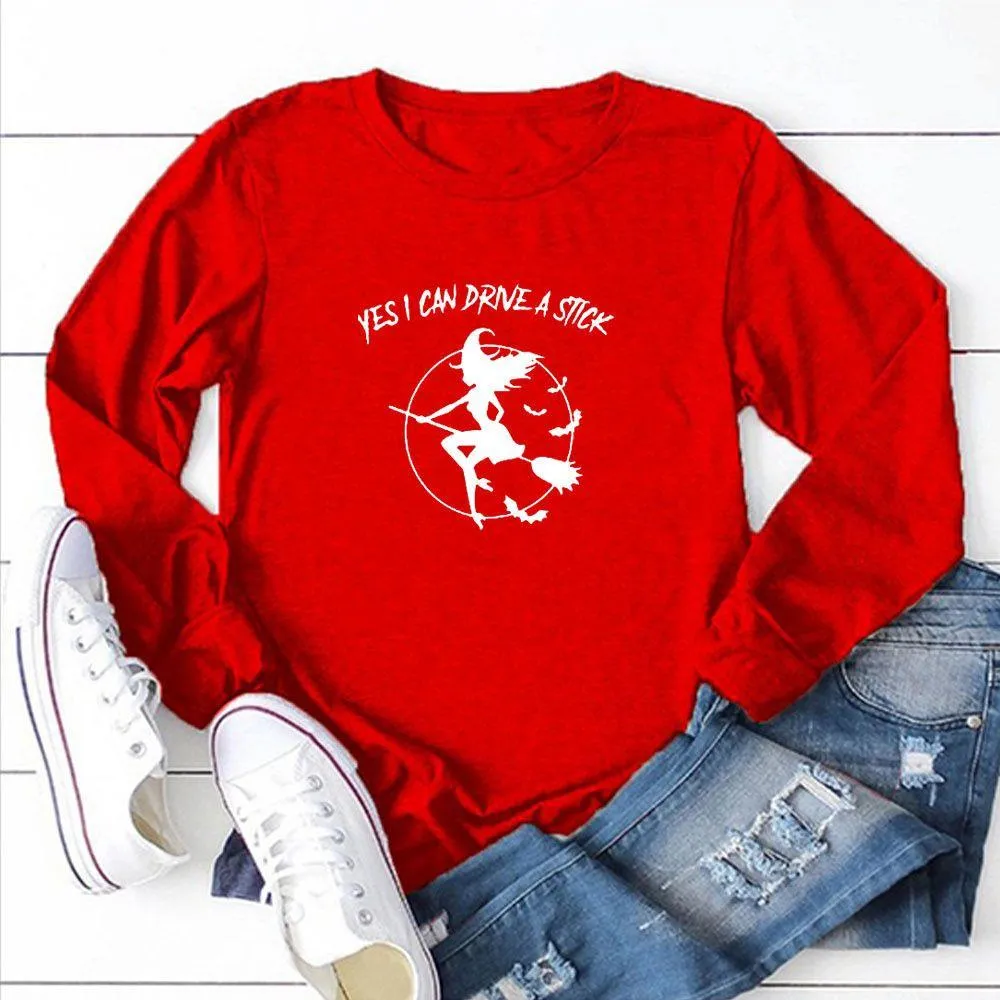 Graphic long Sleeve Shirts Broom