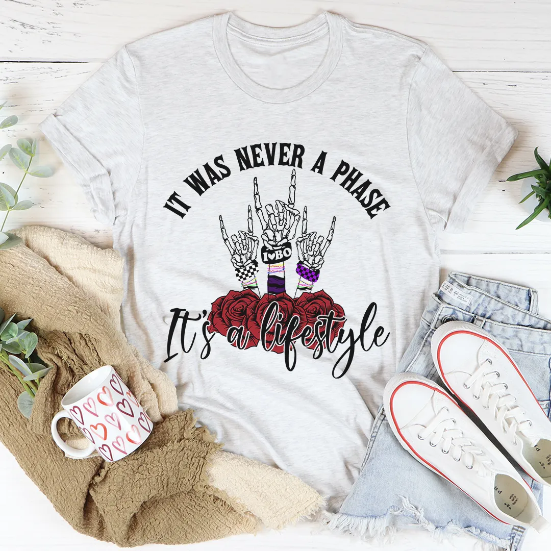 Graphic T-Shirts It Was Never A Phase Emo Tee