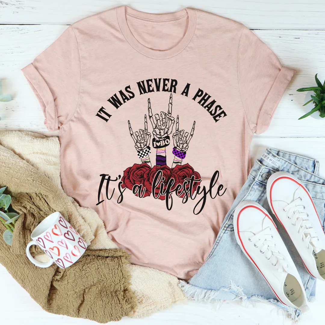 Graphic T-Shirts It Was Never A Phase Emo Tee