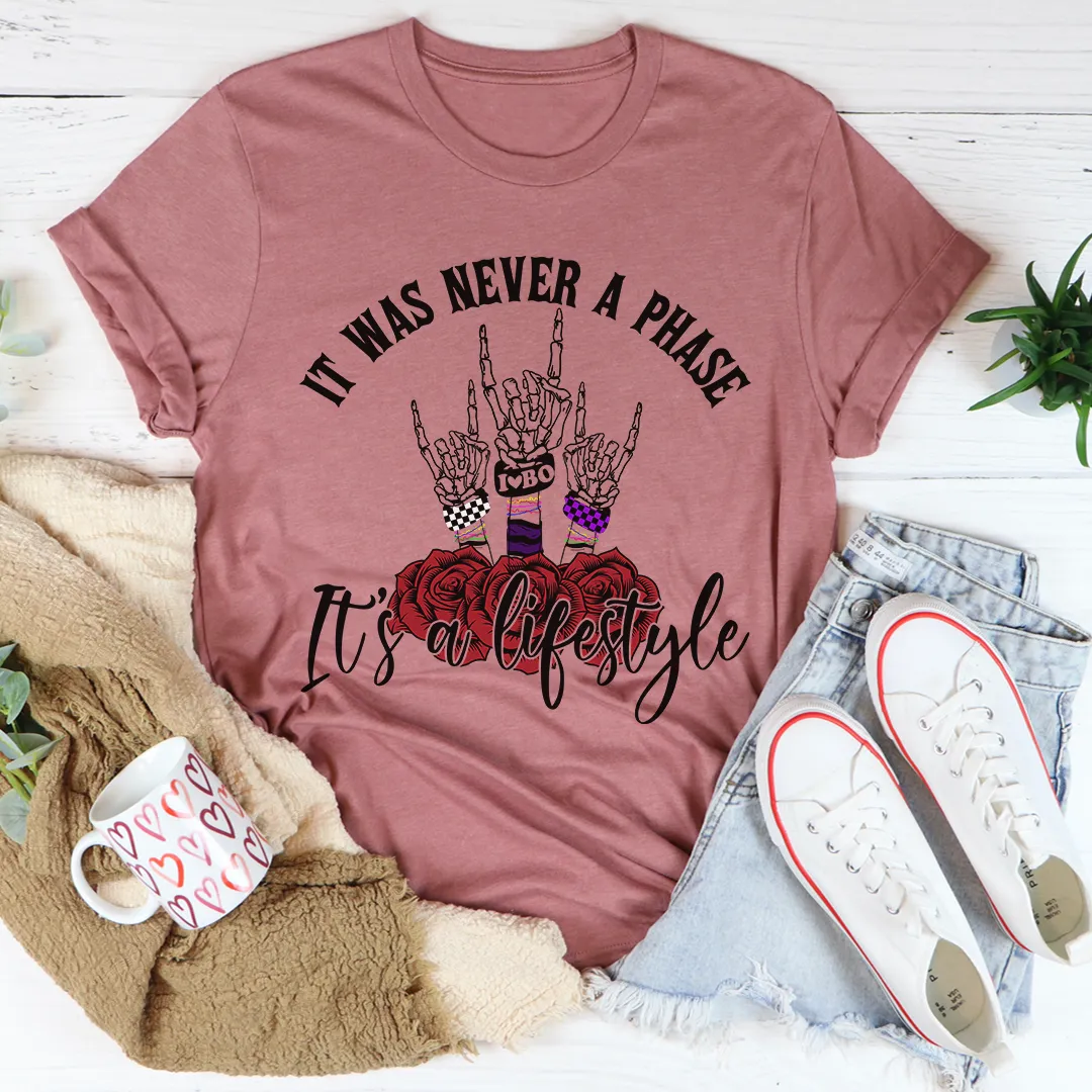 Graphic T-Shirts It Was Never A Phase Emo Tee