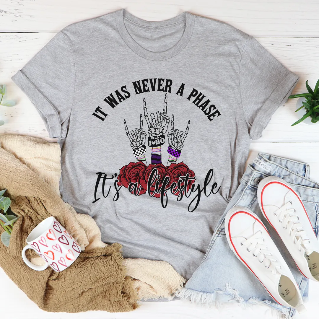 Graphic T-Shirts It Was Never A Phase Emo Tee