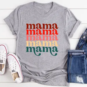 Graphic T-Shirts Mama Vintage Colors Tee