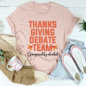 Graphic T-Shirts Thanksgiving Debate Team Tee