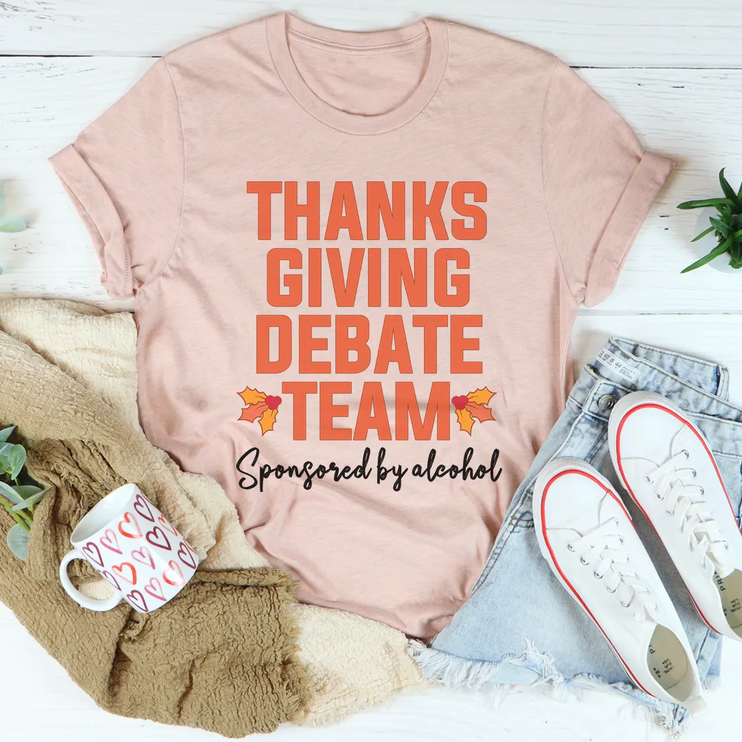 Graphic T-Shirts Thanksgiving Debate Team Tee