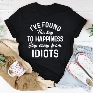 Graphic T-Shirts The Key To Happiness Tee