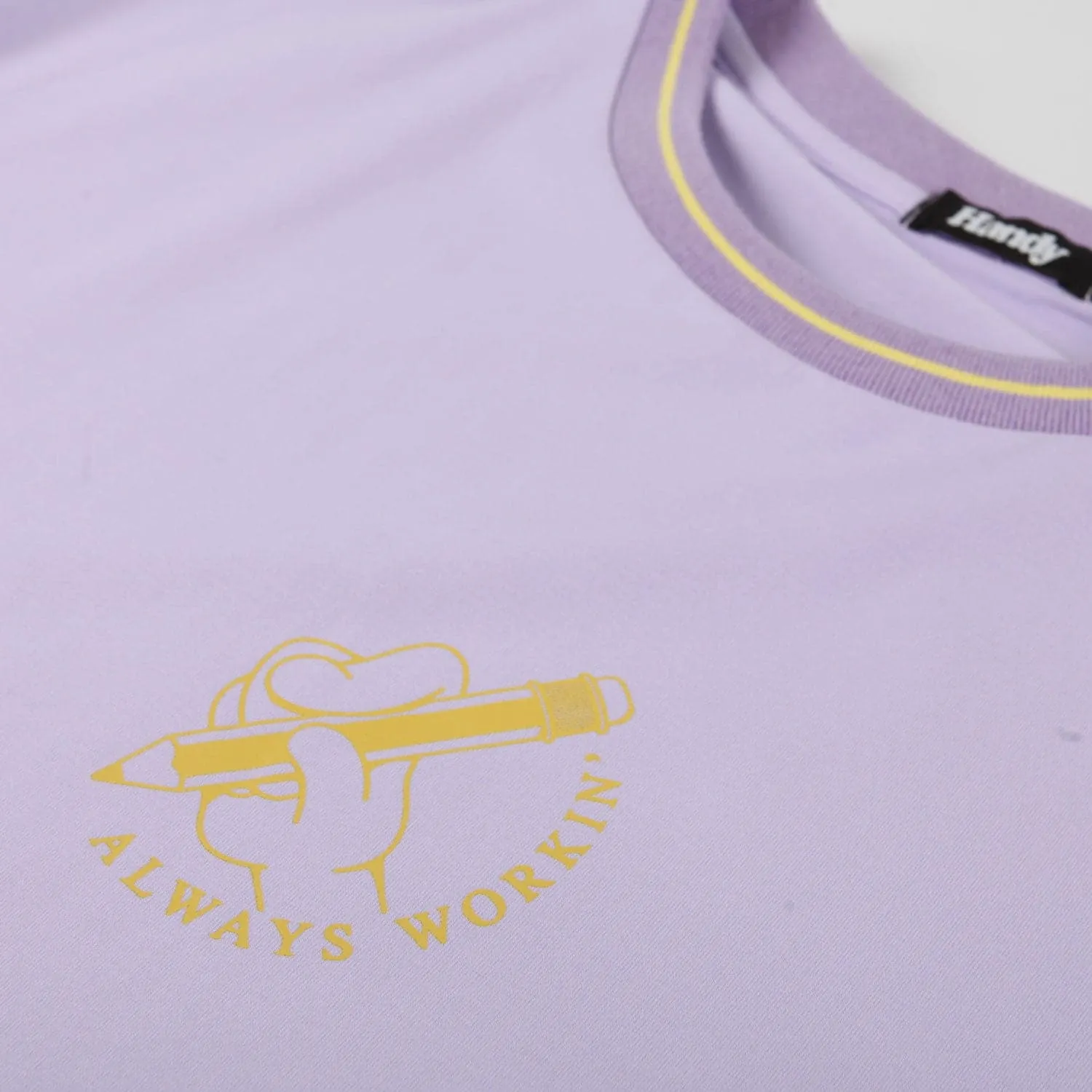 Handy 'Always Working' T-Shirt (Lavender)