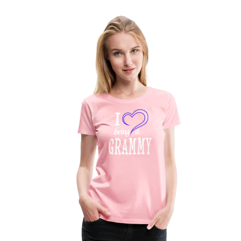 I Love Being A Grammy Women’s Premium T-Shirt (CK1548)