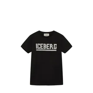 Iceberg Kids Black Logo T-shirt
