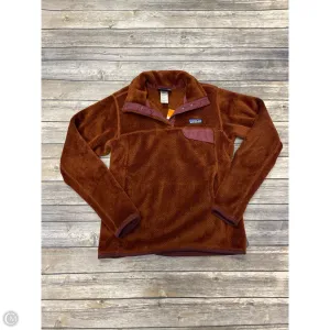 Jacket Fleece By Patagonia In Brown, Size: S