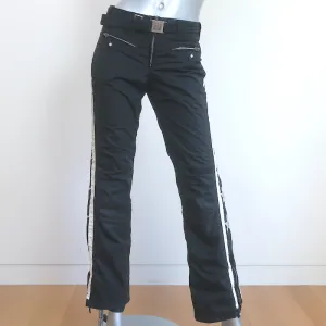 Jet Set Starred Belted Ski Pants Black Size 1