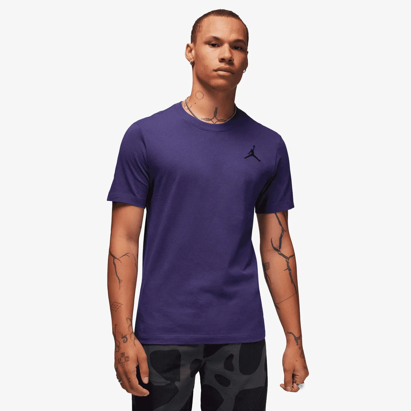 Jordan Jumpman Embroidered T-Shirt - Purple