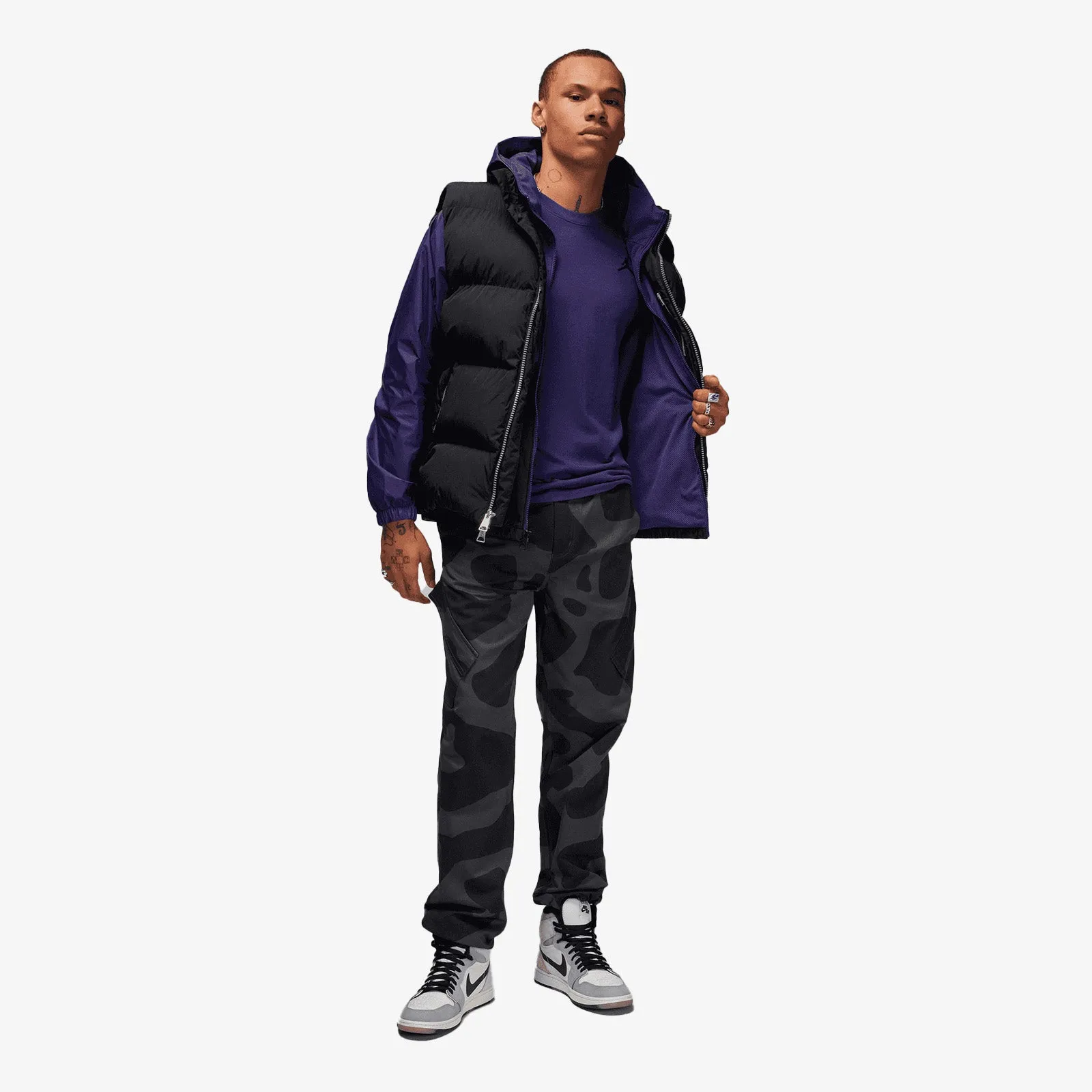 Jordan Jumpman Embroidered T-Shirt - Purple