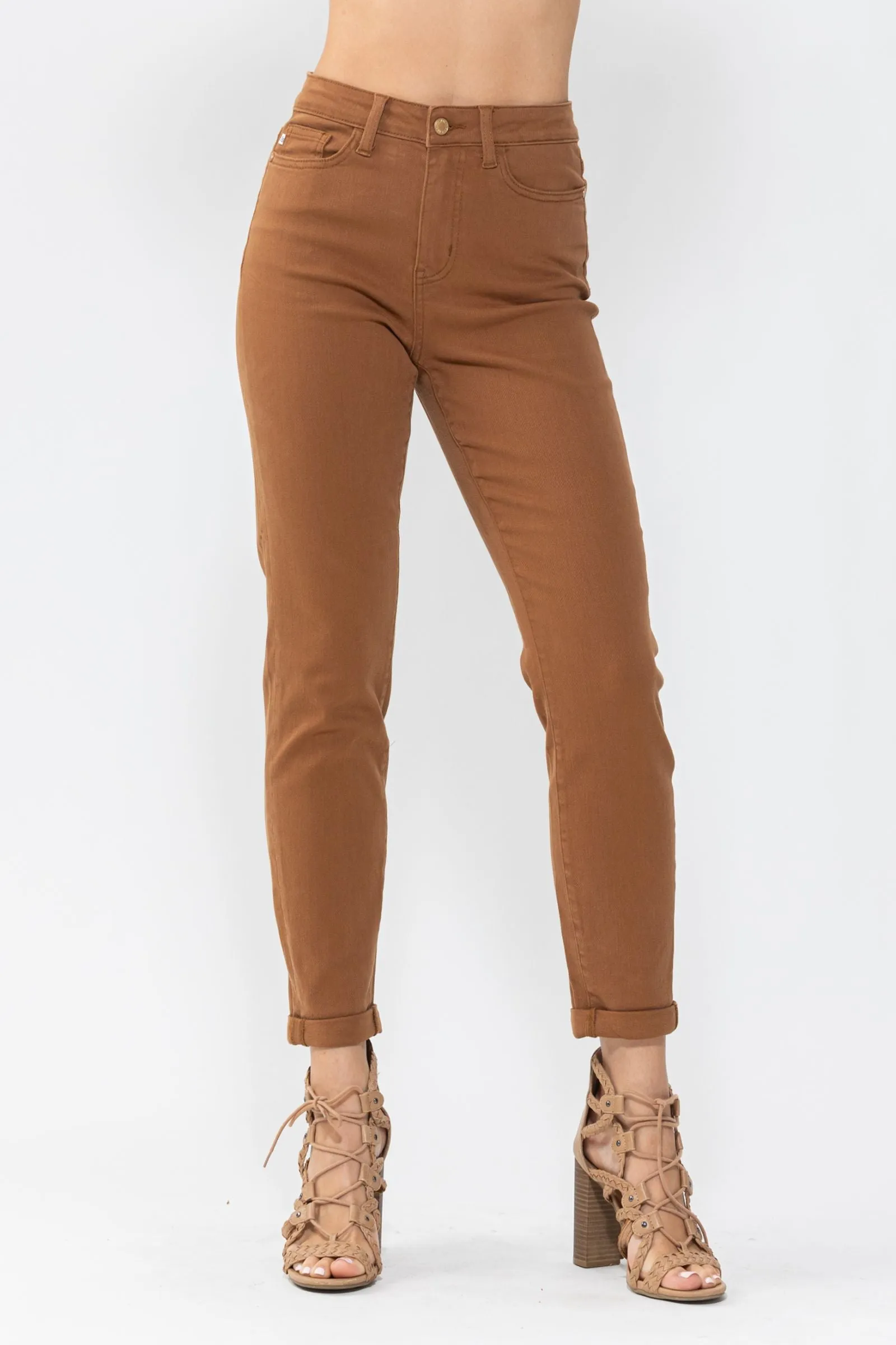 Judy Blue Brown Slim Fit Jeans