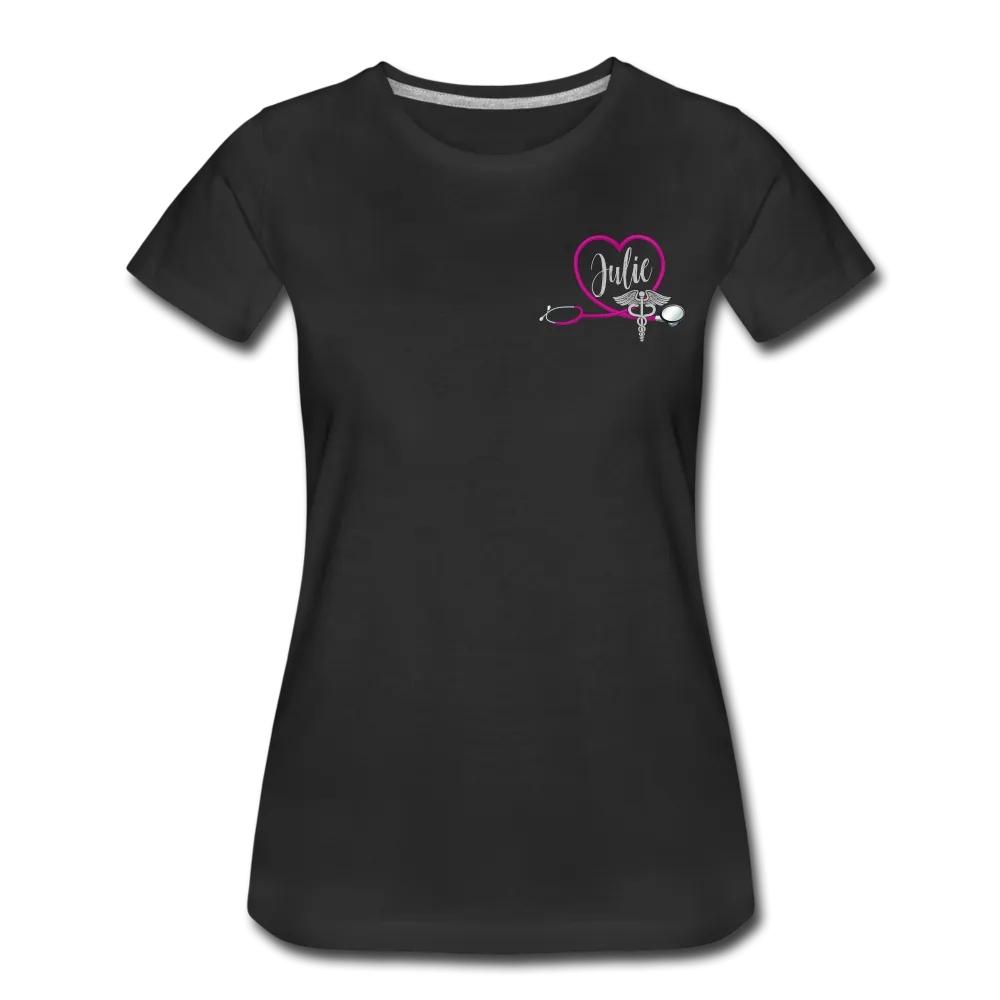 Julie Nurse Flag Women’s Premium T-Shirt JB