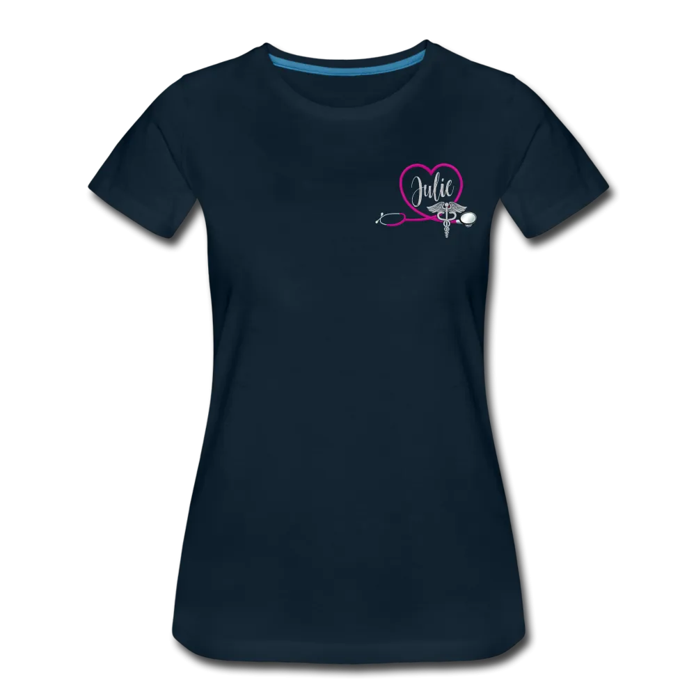 Julie Nurse Flag Women’s Premium T-Shirt JB