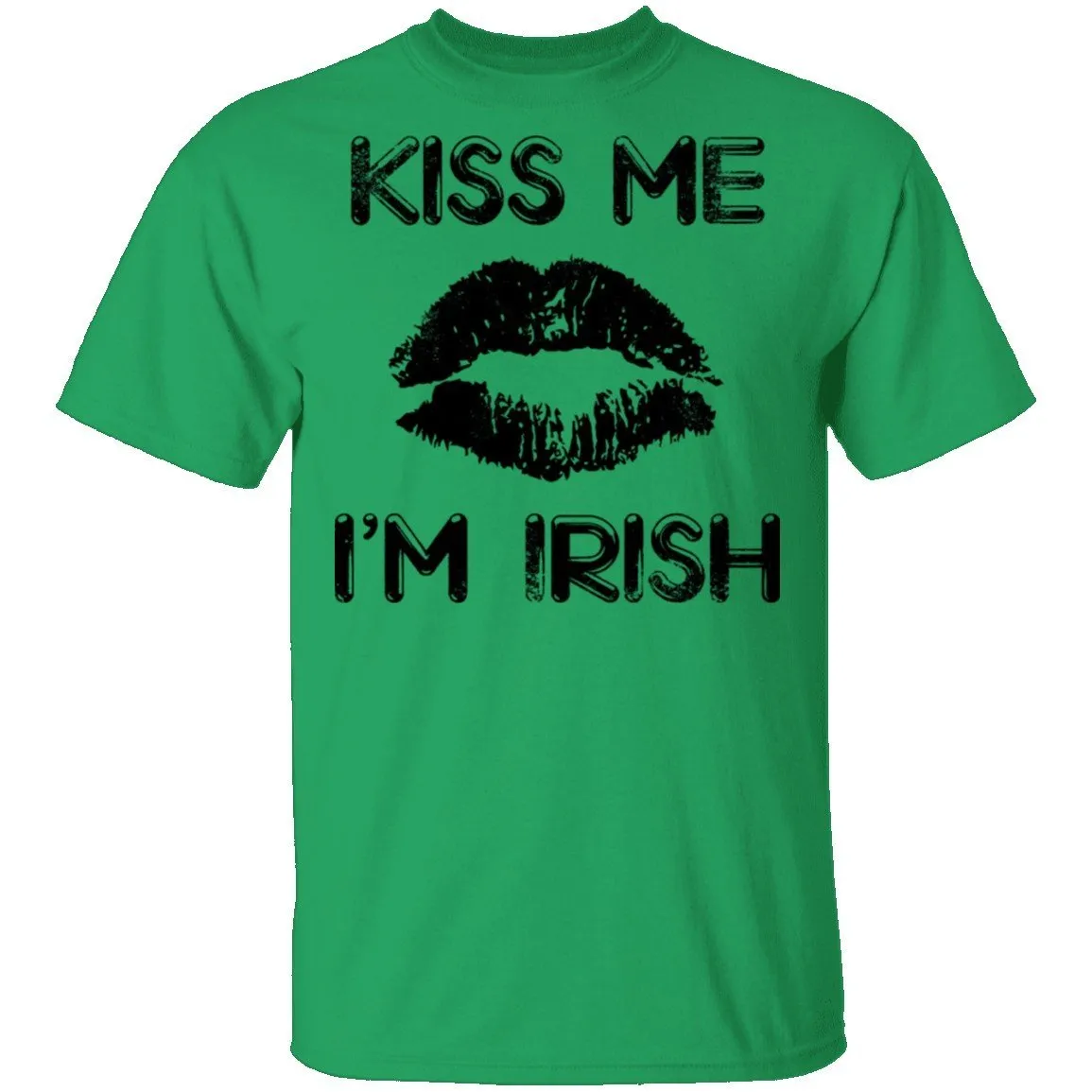 Kiss Me I'm Irish (lips) T-Shirt