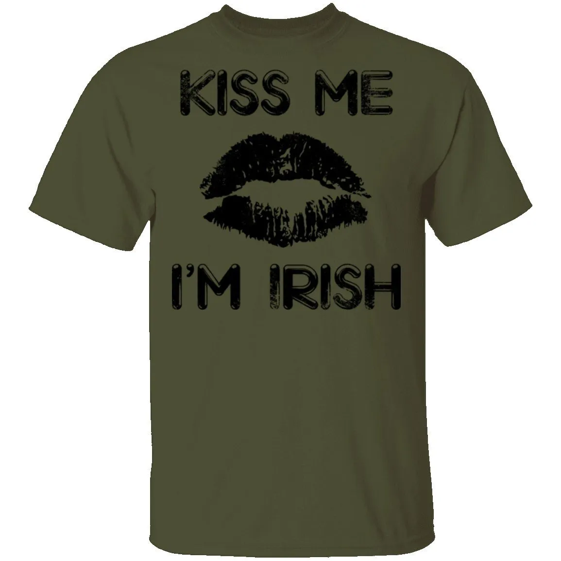 Kiss Me I'm Irish (lips) T-Shirt