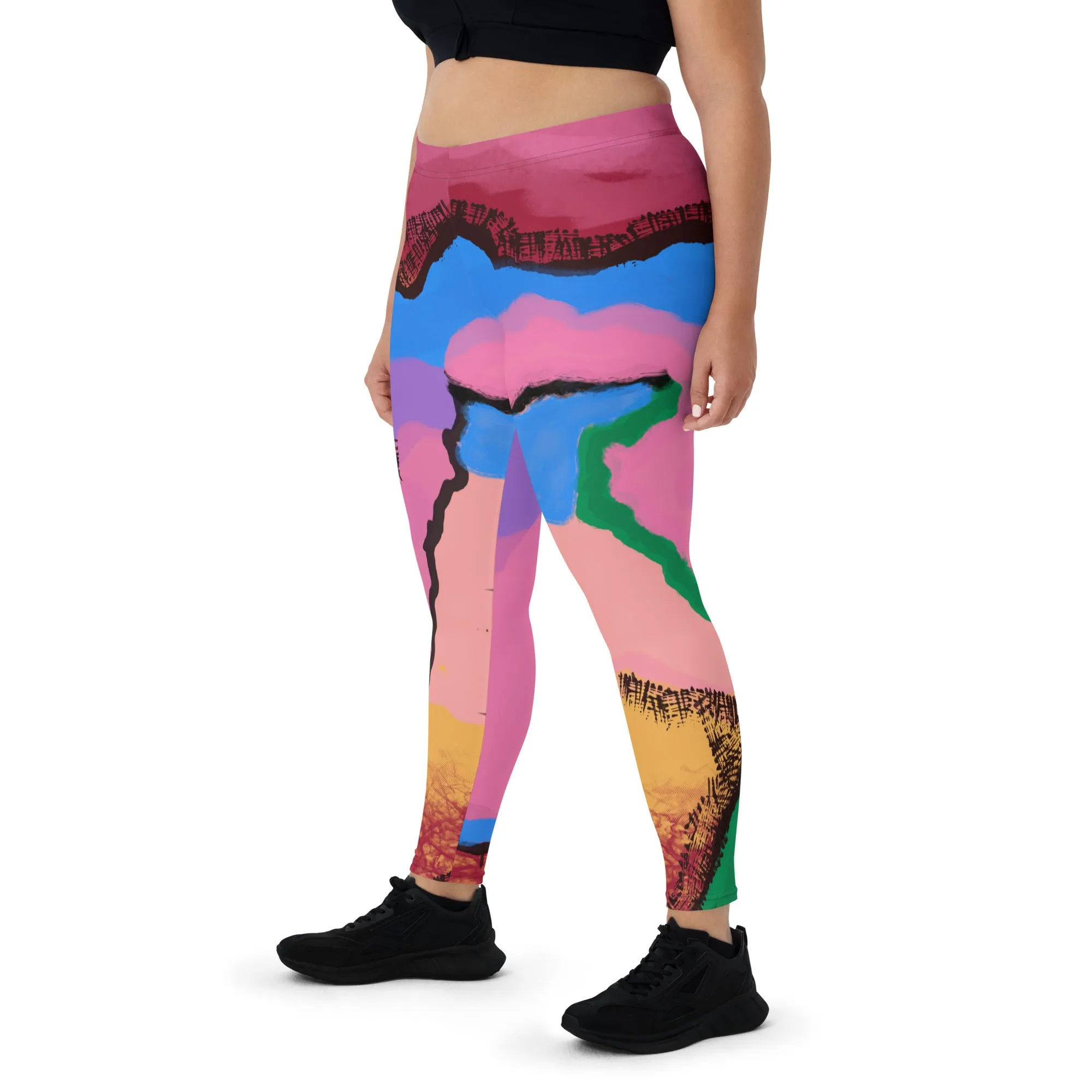 Leggings, Abstract Art