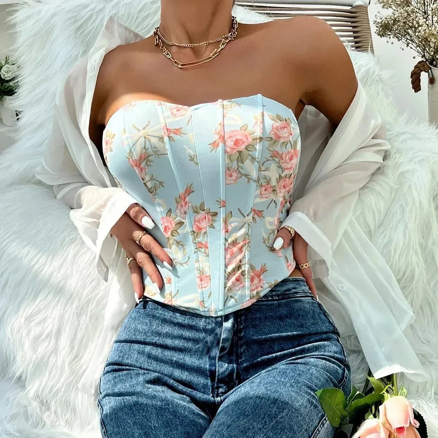 Lily Bustiers Women Top Clothes