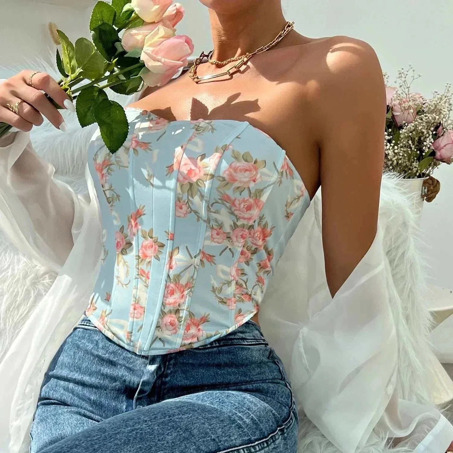Lily Bustiers Women Top Clothes