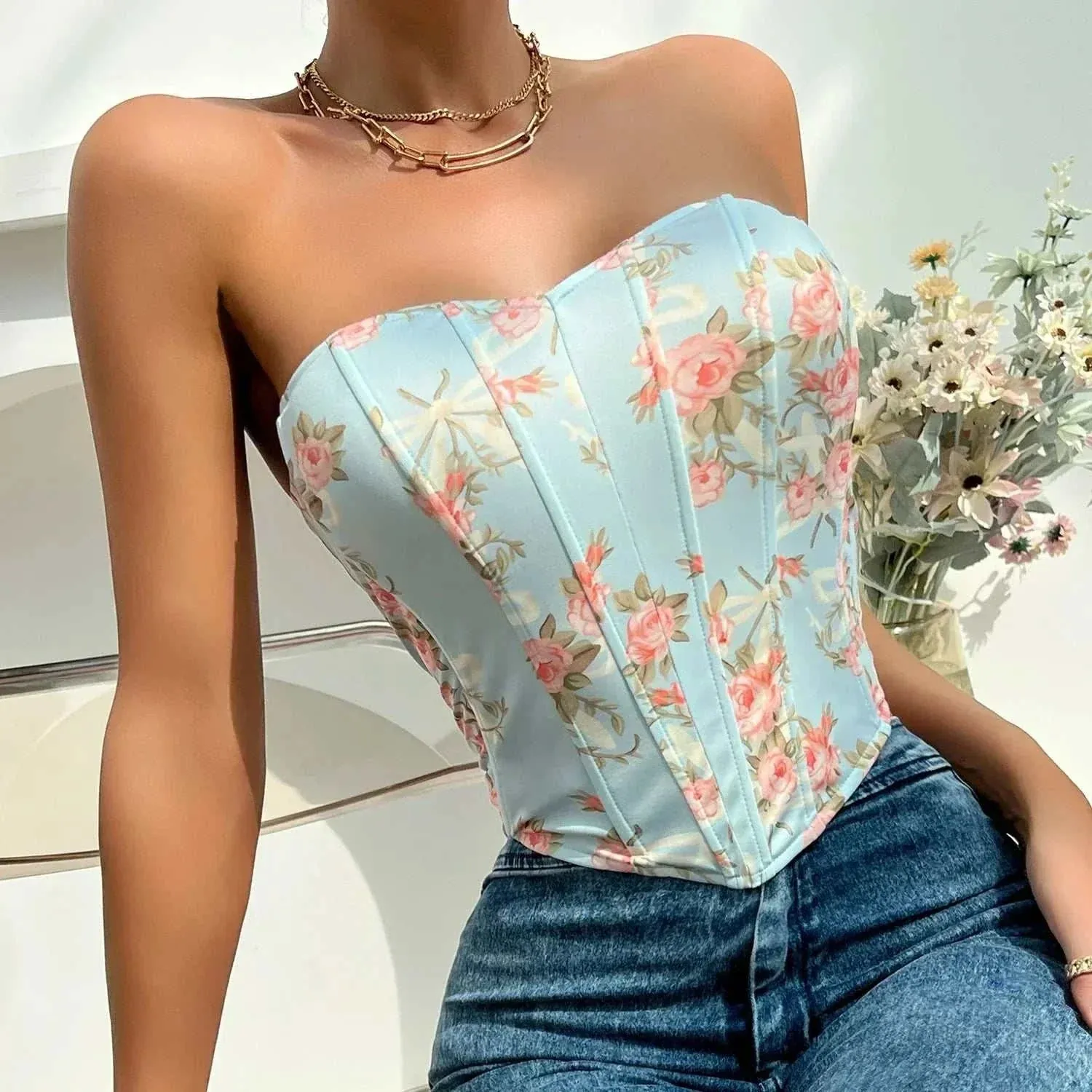 Lily Bustiers Women Top Clothes