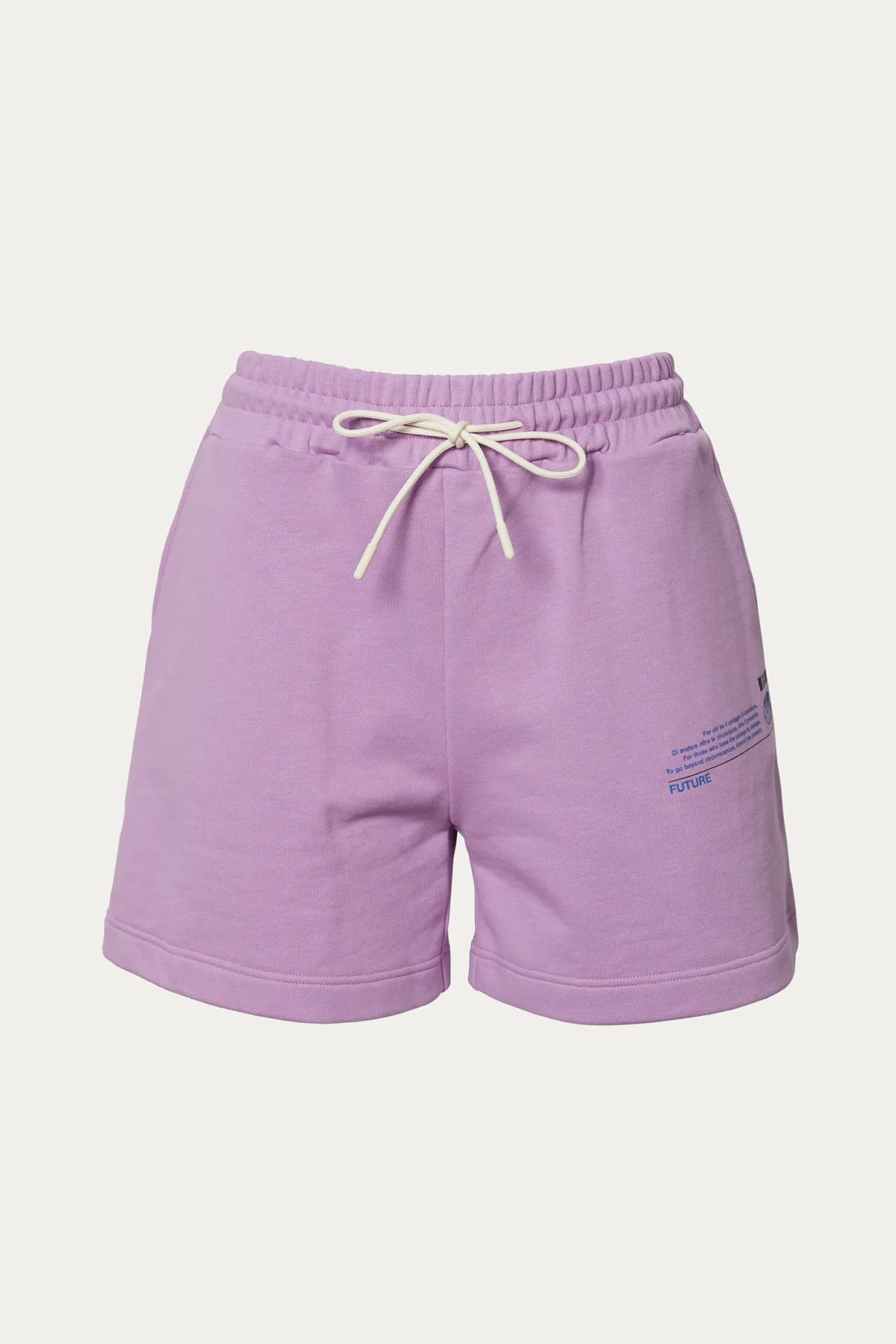 LOGO-PRINT TRACK SHORTS