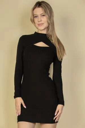 Long Sleeve Bodycon Mini Dress