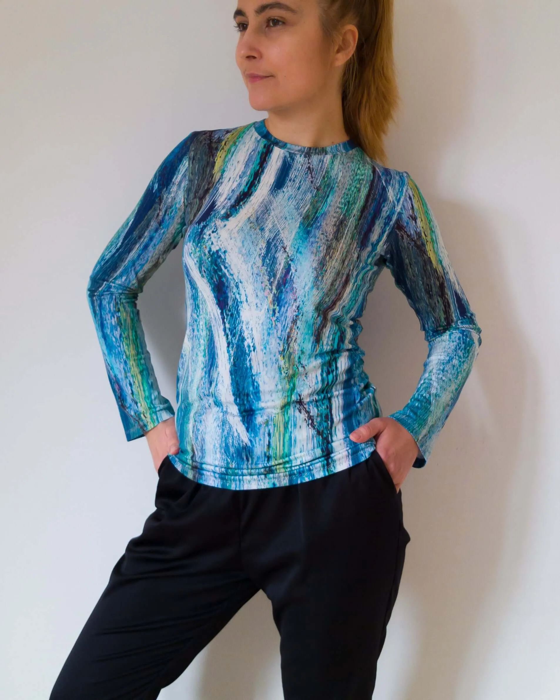 Long Sleeve T-shirt Sewing Pattern N.83