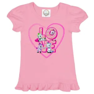 LOVE Zoonicorn, Ruffle Girl's Tee