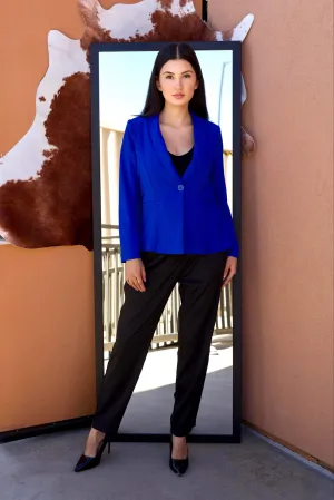 Lucy Black Waist Belted Pants
