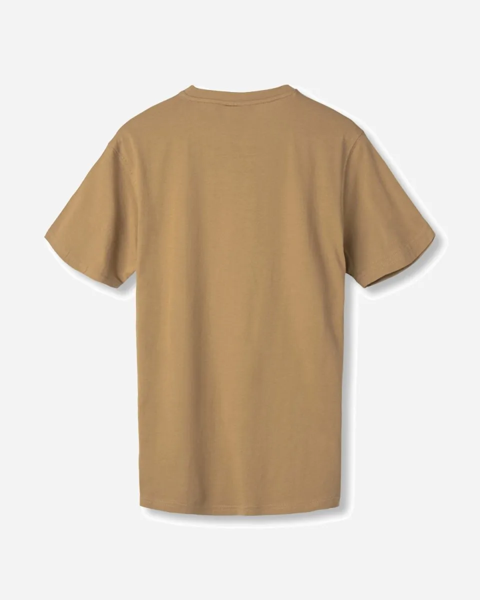 Lyø Organic Tee - Khaki/Black