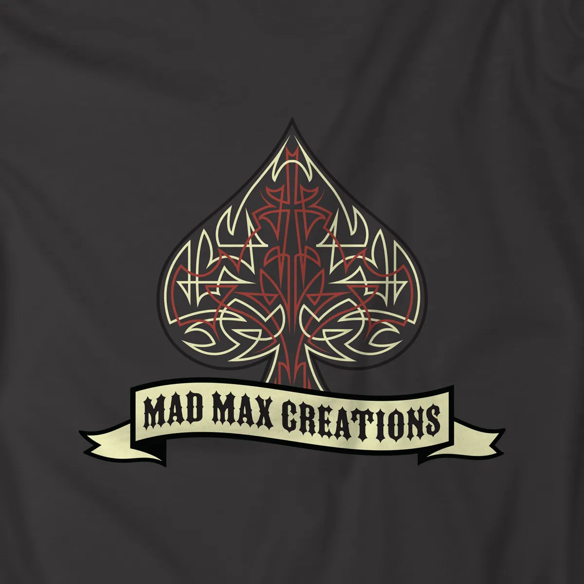 Mad Max Creations Pinstripe Spade T-shirt