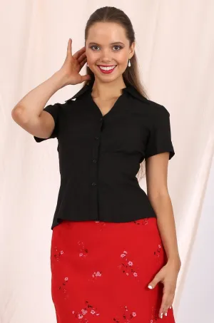Makayla Shirt in black