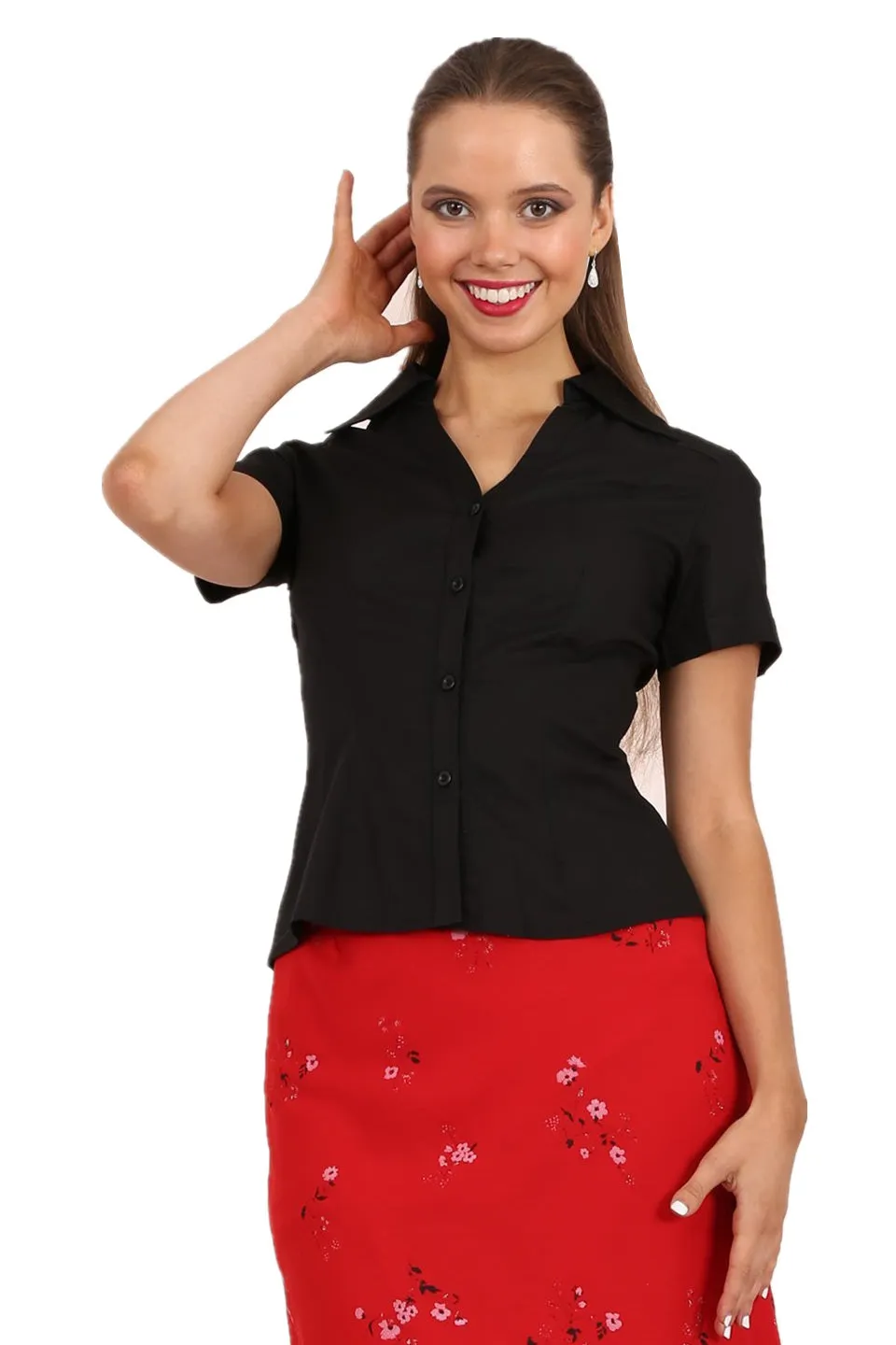 Makayla Shirt in black