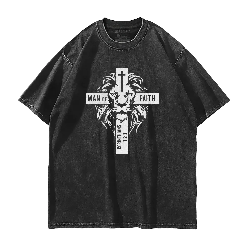 Man of Faith Washed T-Shirt